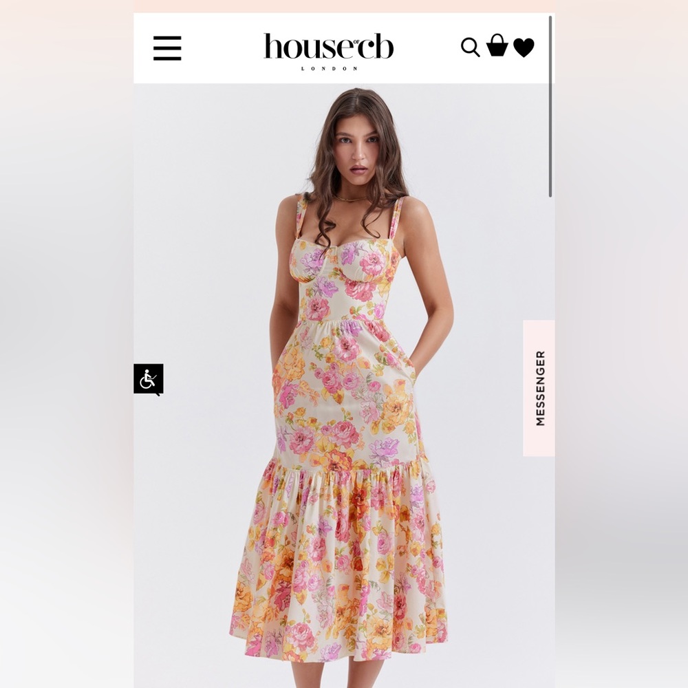 House of CB Elia Midi sundress Dress size XS